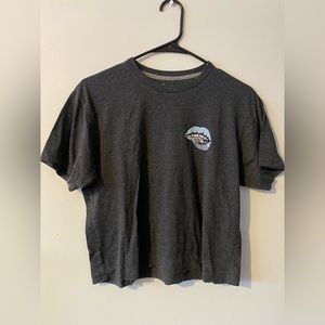 IM self cropped gray t-shirt